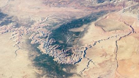 Il fascino del Grand Canyon visto dallo Spazio (e non solo)