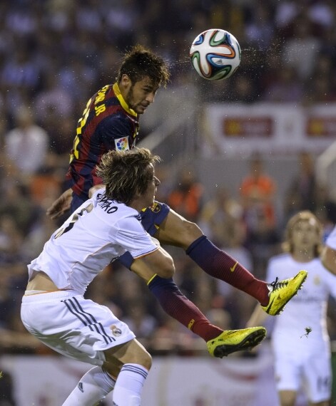 Un'azione d'attacco dell'ex Santos