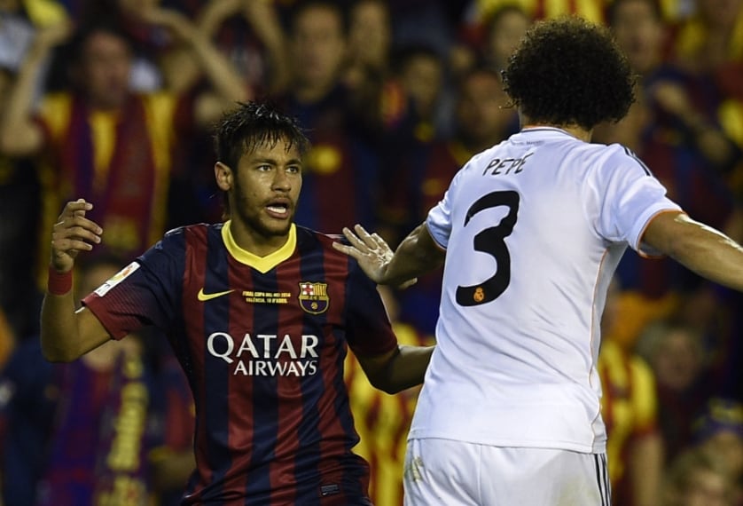 Neymar, occhiataccia a Pepe