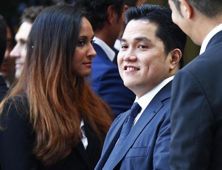 Il presidente dell'Inter presente a San Siro.