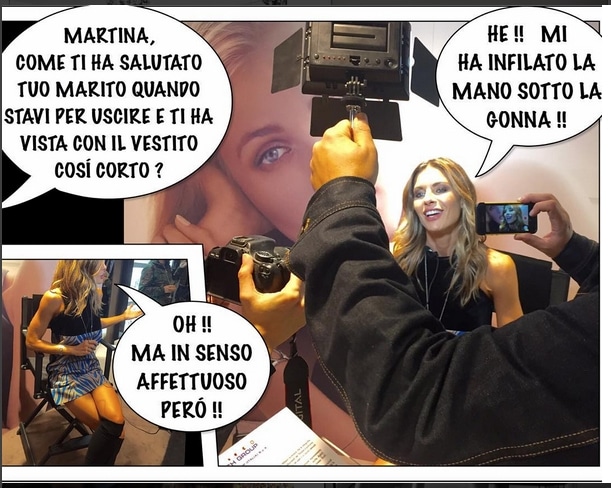 Martina ha postato questo divertente fumetto sul suo canale instagram