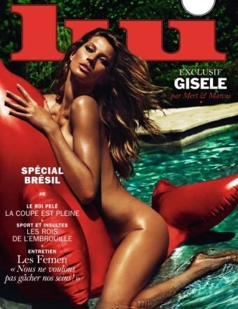 Fotografata da Mert et Marcus la Bundchen si é mostrata in tutto il suo splendore. Scatti in topless e nudità coperte appena, Gisele resta incontrastabilmente tra le più belle modelle al mondo.