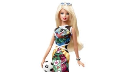 La Barbie realizzata per i Mondiali del Brasile 2014