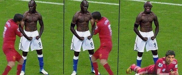 Se Suarez avesse morso Balotelli