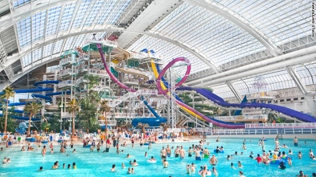 Situato all'interno del West Edmonton Mall di Alberta, questo è il secondo più grande parco acquatico al coperto del mondo e ha una grande piscina con le onde al coperto più alte del mondo, con 2,7 milioni di litri di acqua. Le attrazioni includono uno scivolo d'acqua loop e Blue Thunder, una torre di bungee jumping sospesa sopra la piscina a onde.