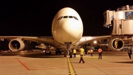 A Malpensa l’aereo di linea più grande del mondo