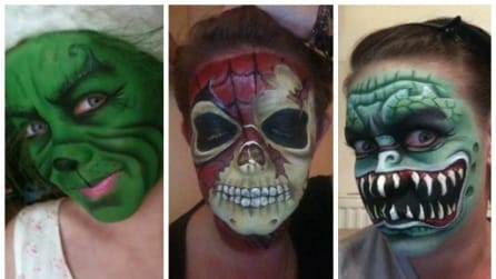 Le trasformazioni con il make up di Nikki: da giovane mamma a mostro