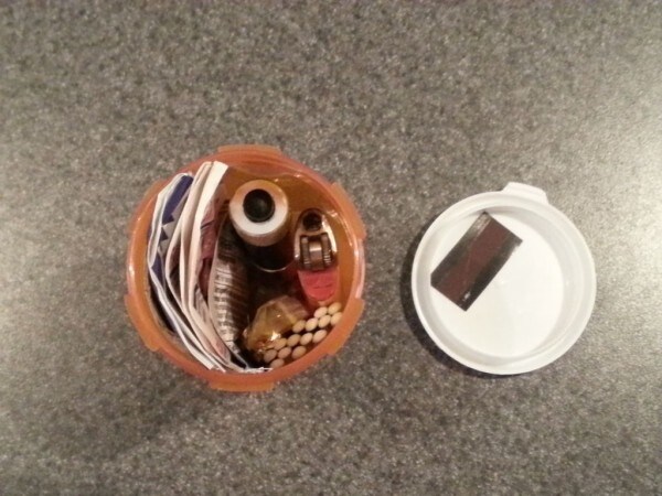 Ora avete un perfetto kit di sopravvivenza a prova di spazio!