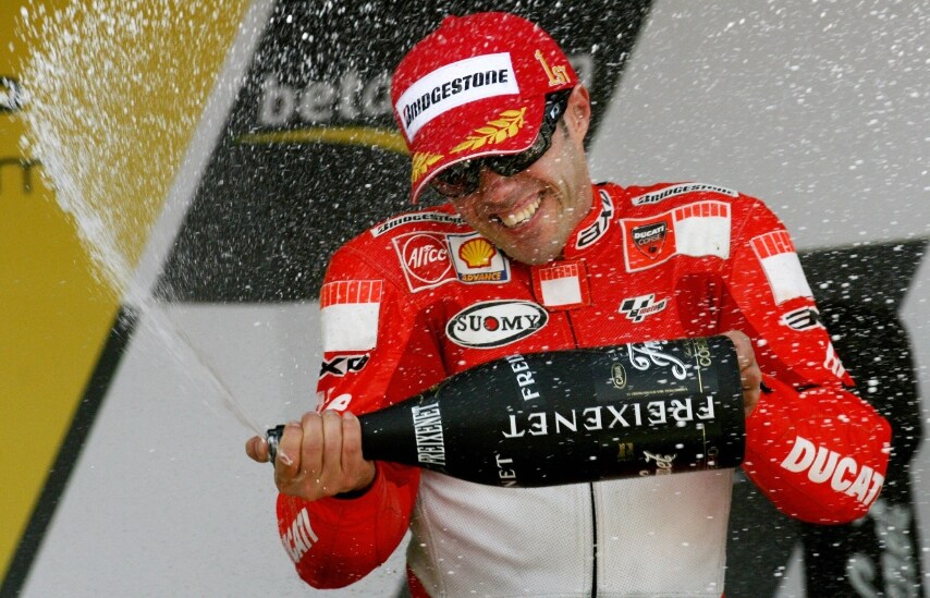 Loris Capirossi centra la prima vittoria stagionale sull'asfalto andaluso davanti a Dani Pedrosa e Nicky Hayden.