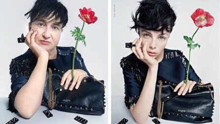 Riproduce le foto delle modelle e il risultato è incredibile