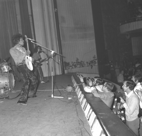 Jimi Hendrix al Teatro Brancaccio, 1968