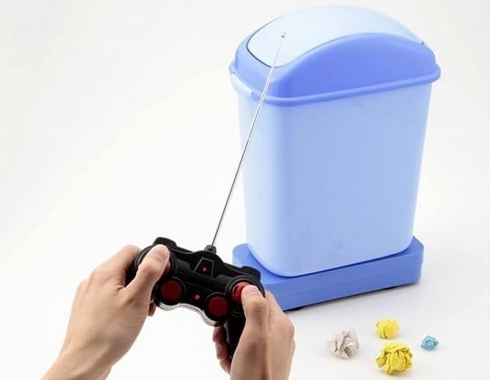 Pattumiera telecomandata