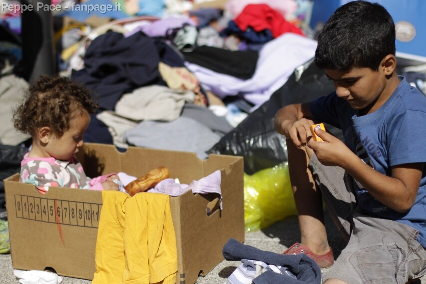 Un presidio del Migration Aid accoglie i profughi giunti nella capitale