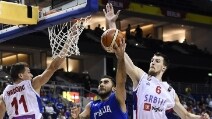 Eurobasket, le immagini di Serbia-Italia (101-82)