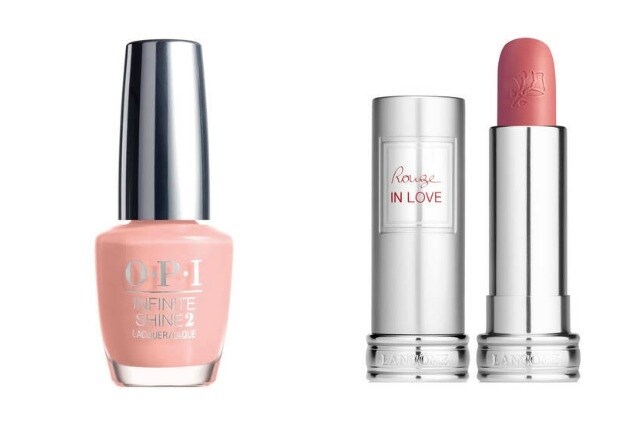 Smalto: OPI - Infinite Shine (You're blushing again) Labbra: Lancôme - Rouge in love (Corail in Love)