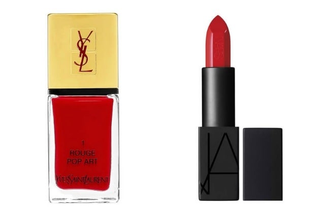 Smalto: Yves Saint Laurent - La Laque Couture (Rouge Pop Art) Labbra: Nars - Audacious Lipstick (Annabella)