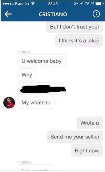 "Mai io non ti credo" "Questo è il mio numero di telefono"