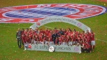 Bundesliga, i festeggiamenti del Bayern Monaco