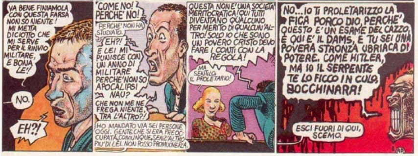 da "Giorno", il disastroso esame di Enrico Fiabeschi alle prese con il DAMS, Conrad e "Apocalipsi Nau"