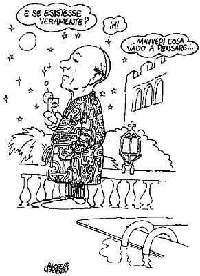 da "Storie brevi", Papa Giovanni Paolo II immerso nei suoi pensieri