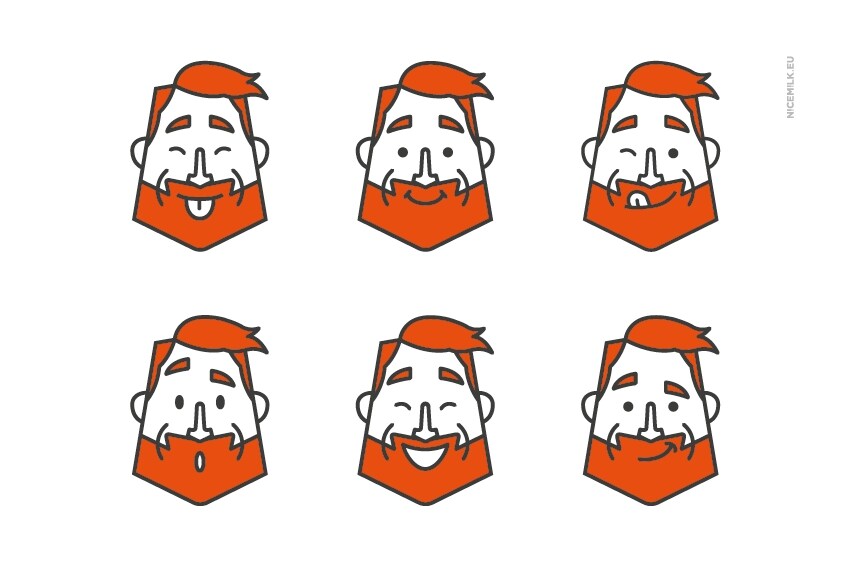 Ogni panino viene presentato con un gadget, una faccia di Puok sempre diversa disegnata nel packaging.