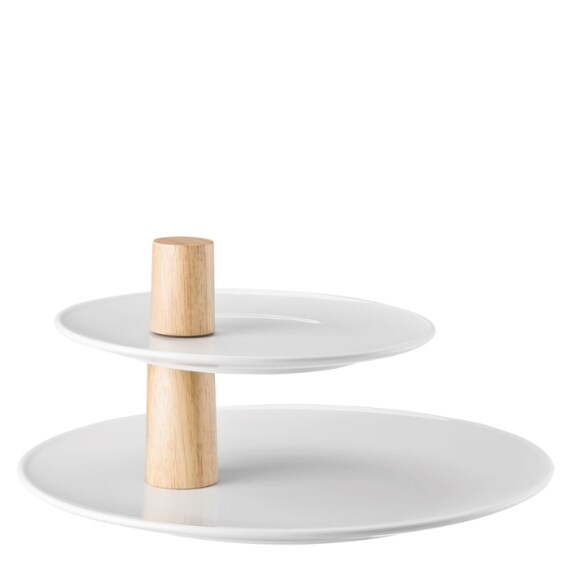 Alzatina in legno e porcellana, Thomas 66,50 euro