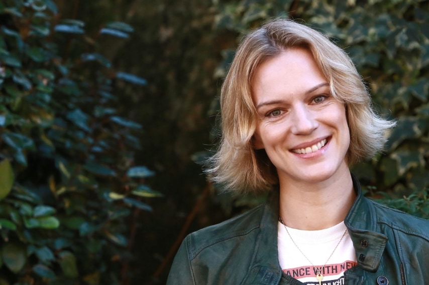 Nel 2014, al photocall della fiction "Solo per amore"