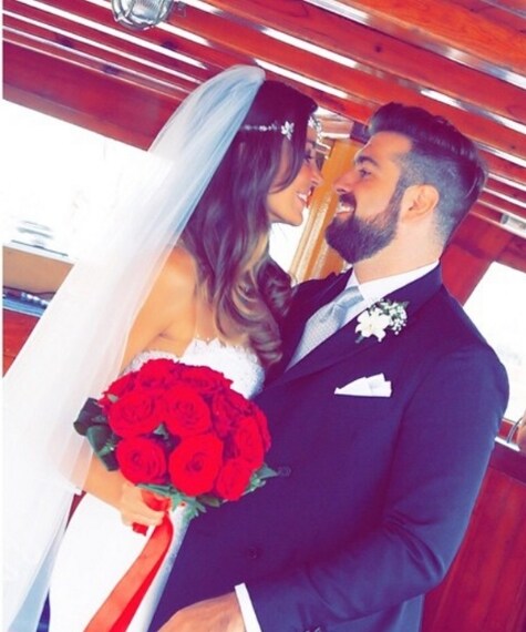 Il matrimonio con Andrea Berti nell'estate 2015