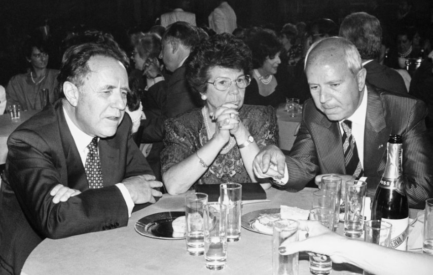 Ciampi e sua moglie al premio Strega nel 1990