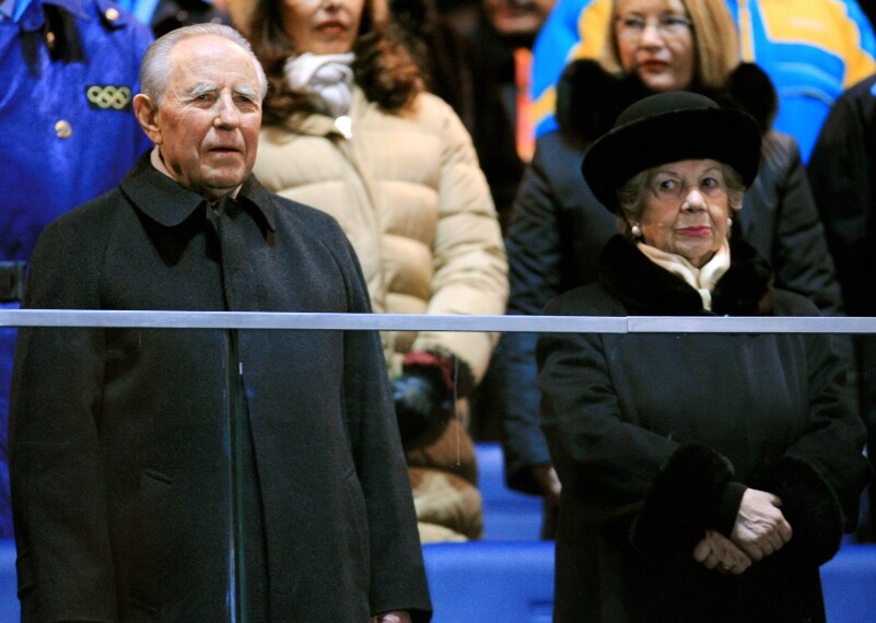 L'apertura dei Winter Olympics a Roma nel 2006
