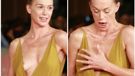 Milena Mancini fuori di seno alla Festa del Cinema di Roma