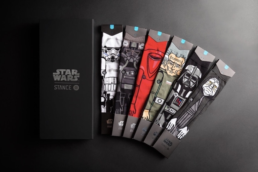 Calzini Star Wars Stance, 20 euro al paio