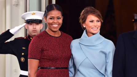 Il look di Melania Trump all'Inauguration Day