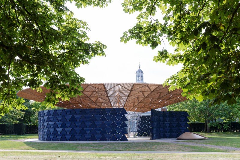 Serpentine Pavilion 2017, designed by Francis Kéré. Serpentine Gallery, London (23 June – 8 October 2017) © Kéré Architecture, Photography © 2017 Iwan Baan