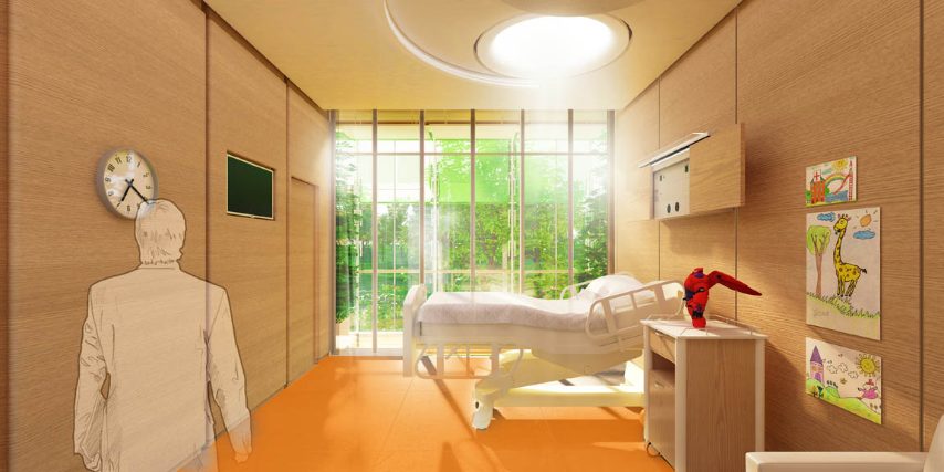 Render – Vista interna della camera © RPBW, render by Cristiano Zaccaria