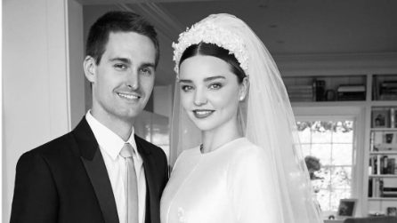 L'abito da sposa di Miranda Kerr