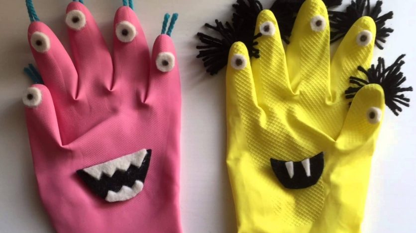 Rubber puppets for kids
