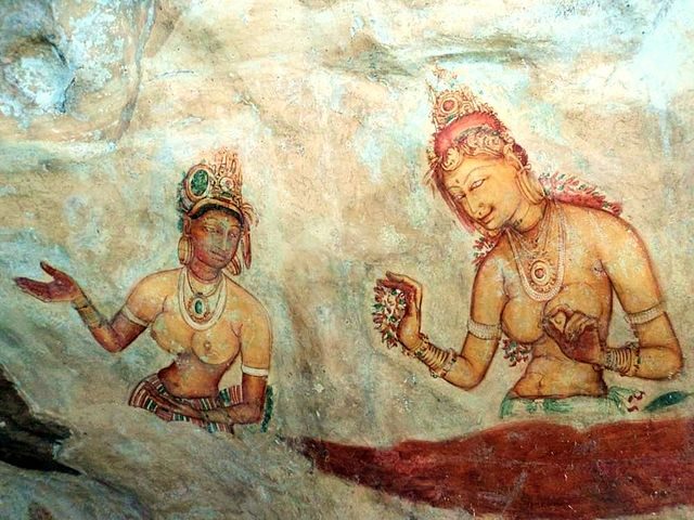 https://commons.wikimedia.org/wiki/File:Sigiri_paintings.jpg