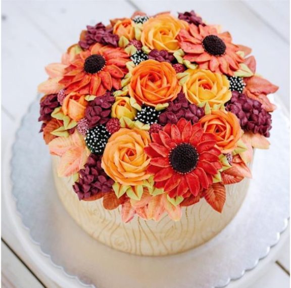 Una stupenda decorazione che ricorda la stagione autunnale. Fonte: https://www.instagram.com/ivenoven/