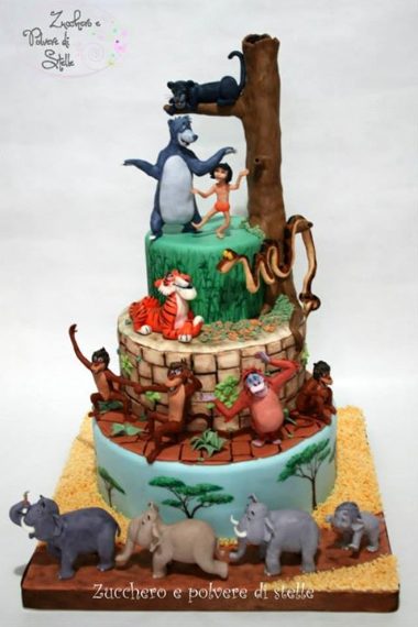 Fonte: http://betweenthepagesblog.typepad.com/between-the-pages-blog/2015/01/jungle-book-cake.html