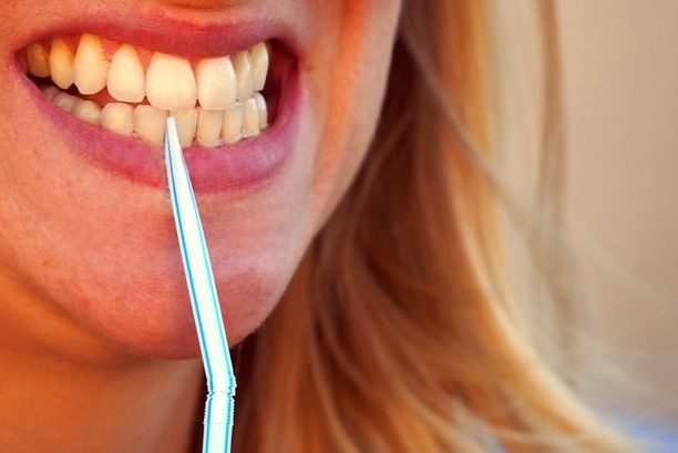 For the times when a toothpick is not at hand, you can use a straw to dislodge anything stuck between your teeth.