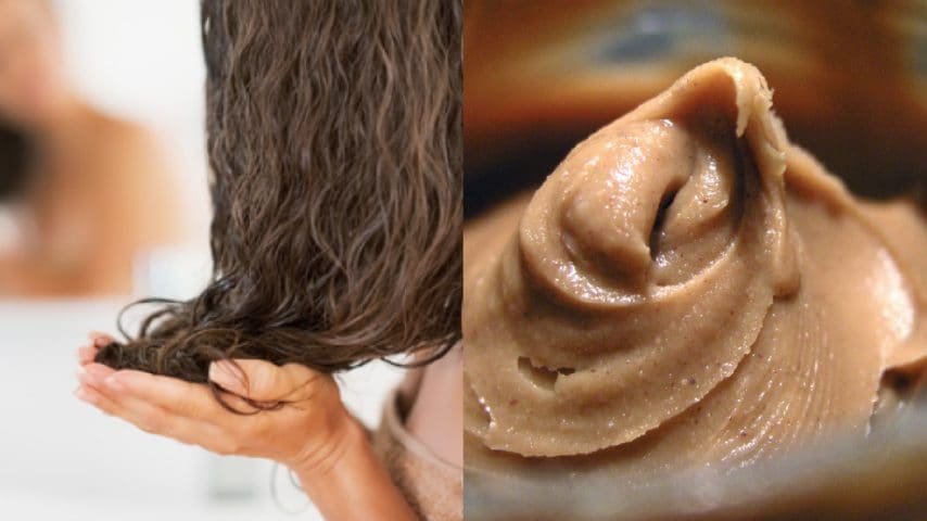 Preparate una maschera a base di burro di arachidi e rinforzate i vostri capelli.