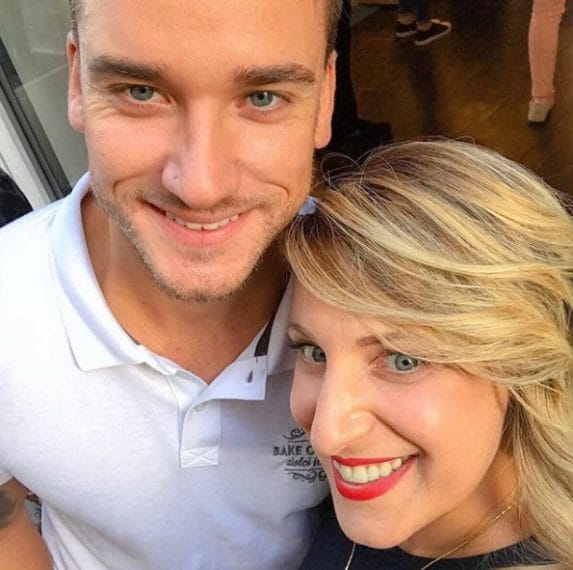 Damiano con Katia Follesa.