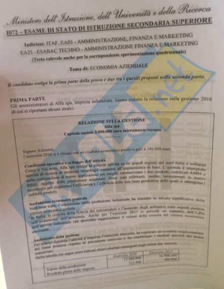 Itaf: Economia aziendale.