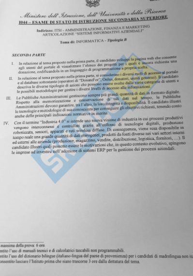 ITSI: Amministrazione, finanza e marketing.