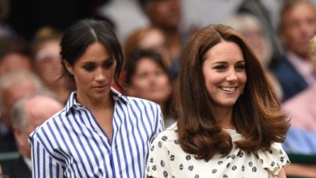 Meghan Markle e Kate Middleton a Wimbledon senza i mariti