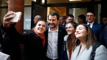 Matteo Salvini a Roma per il convegno "La trappola delle sette"