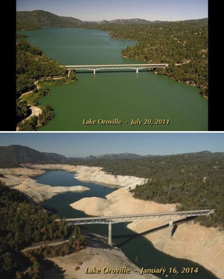 Lago Oroville, California 2011 - 2014
