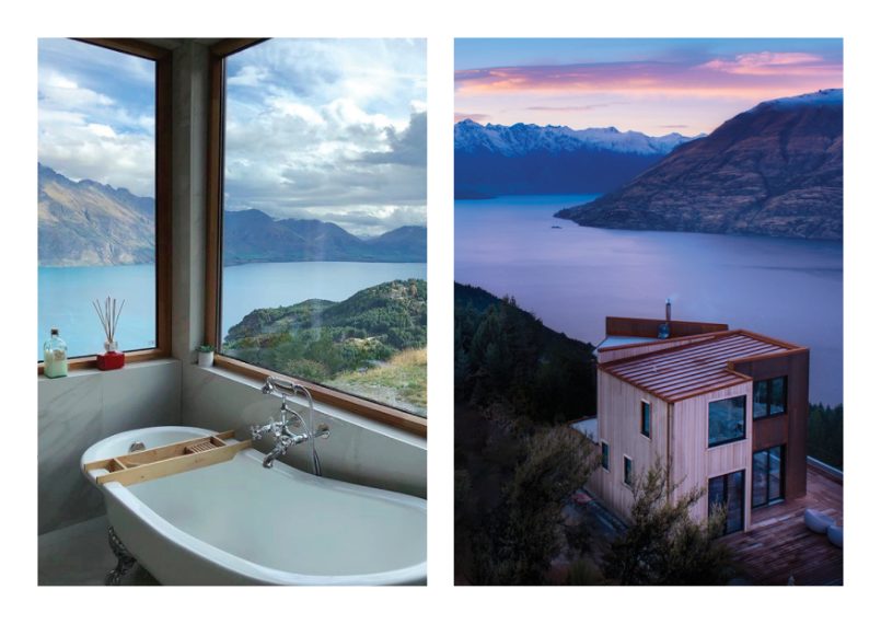 Con quasi 110mila like, la foto Instagram scattata da @ chachi86 (a sinistra) nel bagno della sua casa Airbnb in Nuova Zelanda immortala una vista incredibile sul lago Wakatipu.