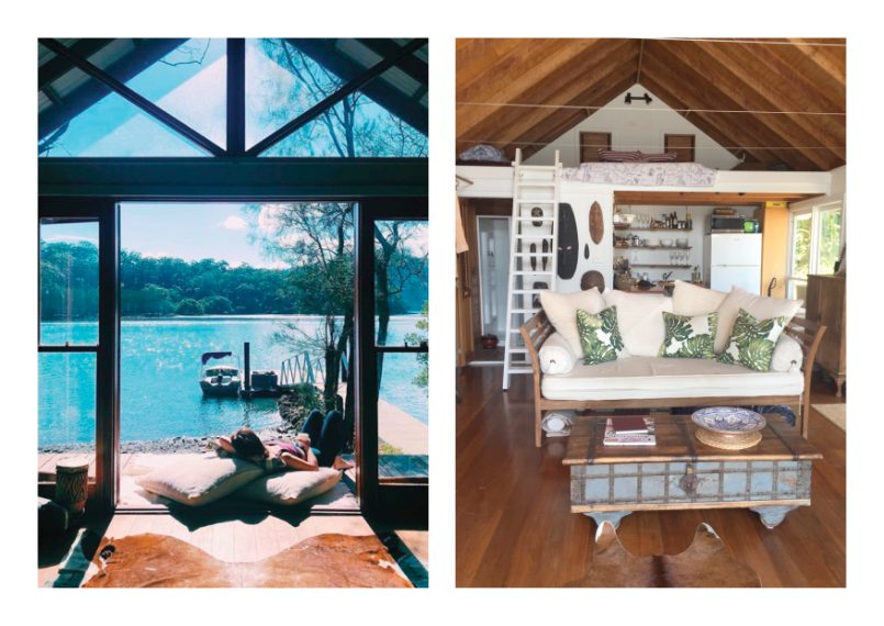 A meno che non siate degli esperti nuotatori, l’unico modo per raggiungere questa casa Airbnb sul fiume Hawkesbury, è in barca. 